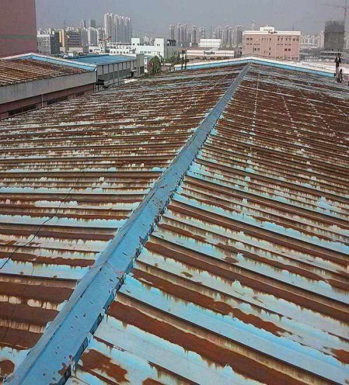 钢结构屋顶彩钢瓦屋面防水
